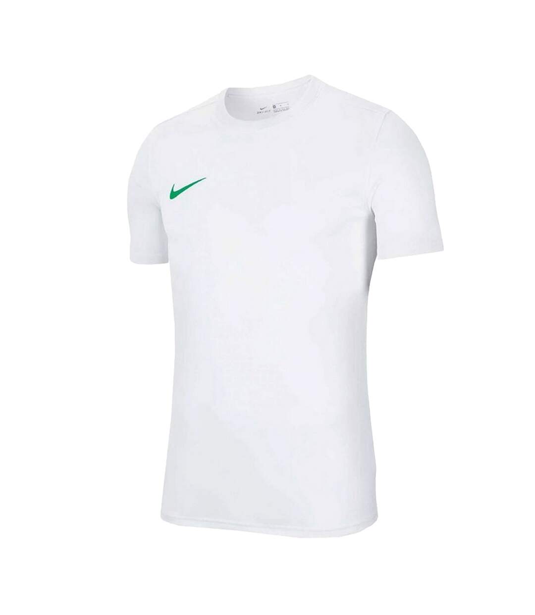 Maillot Manches Courtes Dry Park Homme Blanc Bleu Nike-2