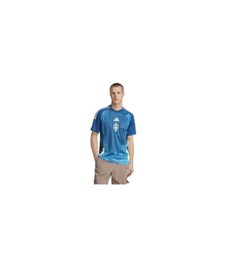 Maillot Extérieur Motif/style Fédération Suédoise De Football Femme Bleu Adidas