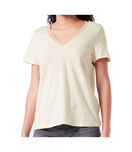 T-shirt Beige Femme Vero Moda Saya - M