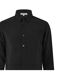 Mens Pocket Long-sleeved Shirt Black Belier-4