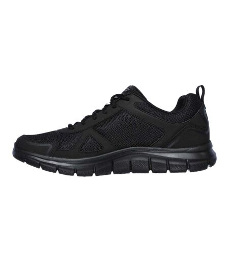 Mens Memory Foam Trainers Black Skechers