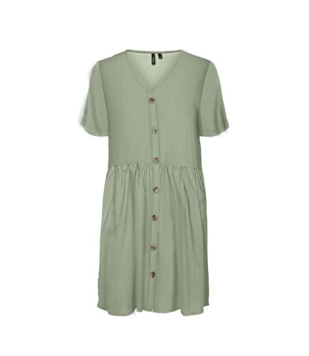 Robe verte femme vero moda mathilda