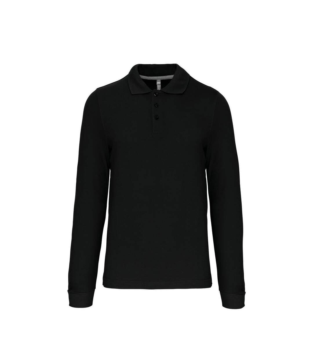 Polo manches longues - Homme - K243 - noir