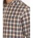 Chemise flanelle détails velours, clair-4