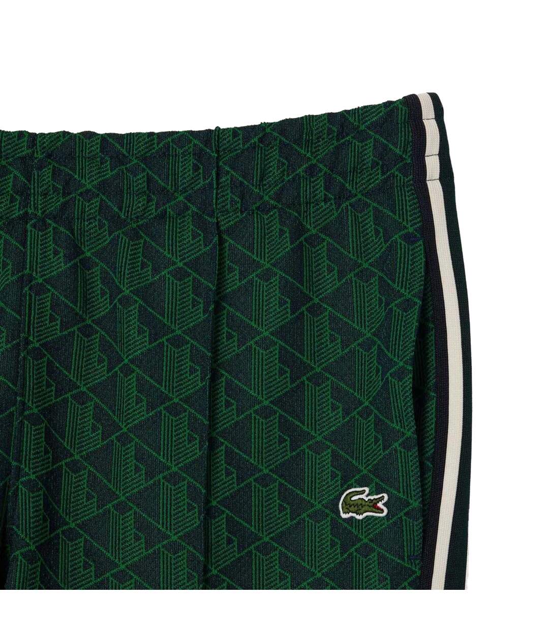 Mens Paris Monogram Jogging Bottoms Beige Lacoste-3
