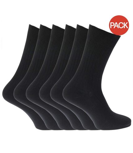 Chaussettes unies homme noir Universal Textiles