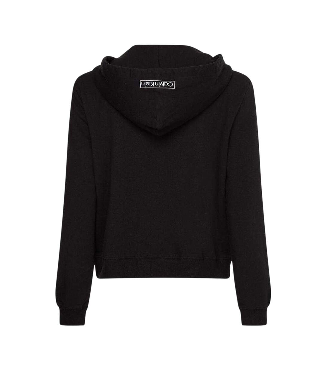 Veste À Capuche Manches Longues Motif/style Logo Femme Noir Calvin Klein-3