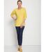 Pull en maille ajourée, manches 3/4-4