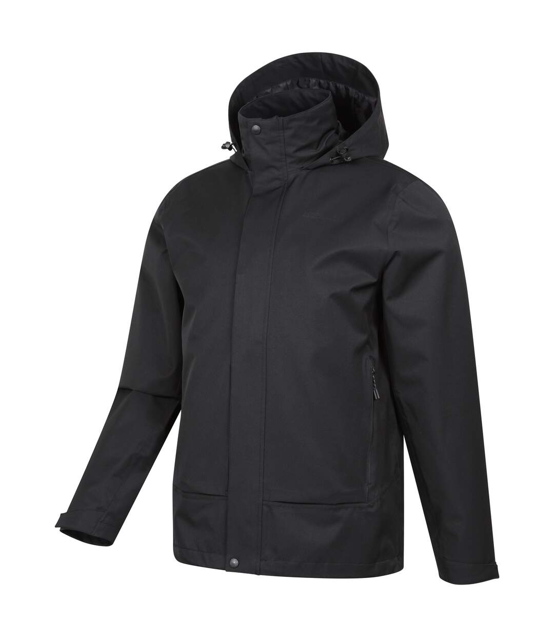 Mens shale waterproof jacket black Mountain Warehouse-3