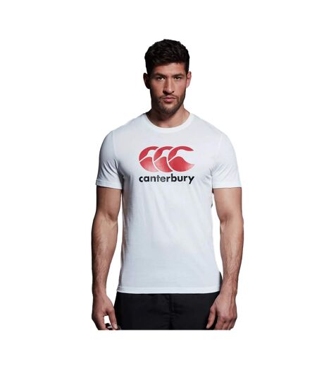 Mens Classic T-shirt Bright White Canterbury