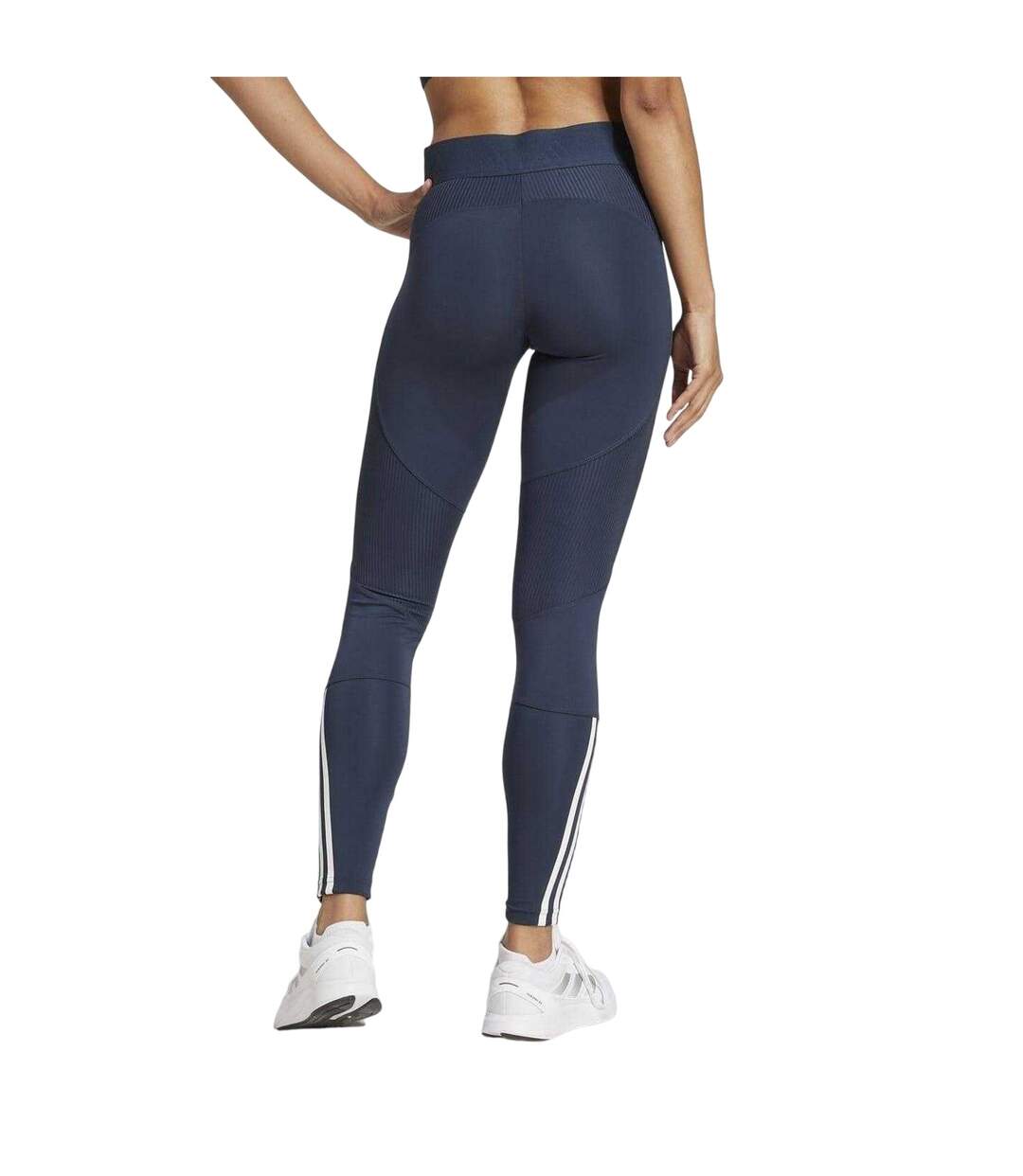 Legging Hyperglam Femme Bleu Adidas-3