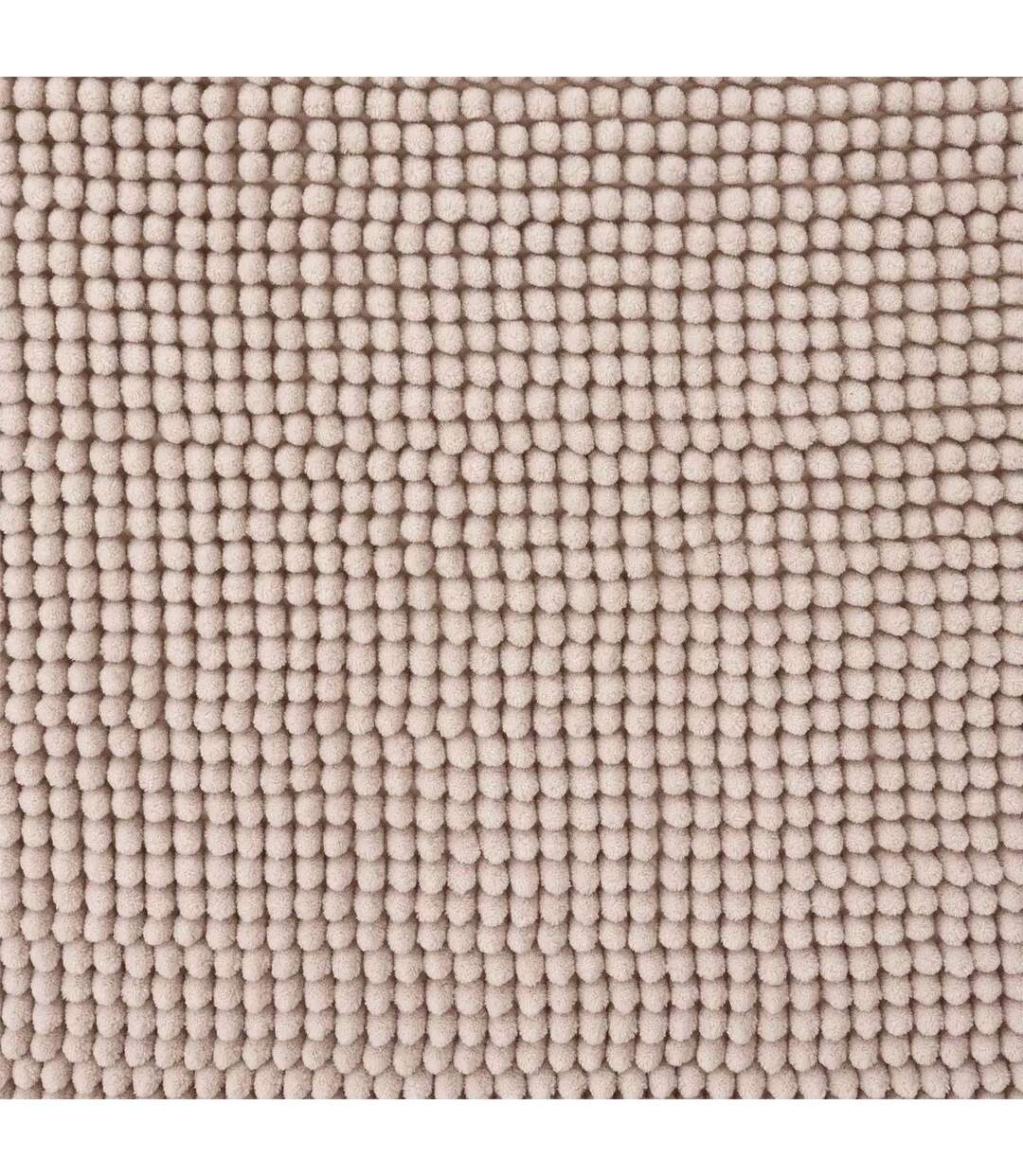 Tapis de Salle de Bain Chenille 50x80cm Beige-3
