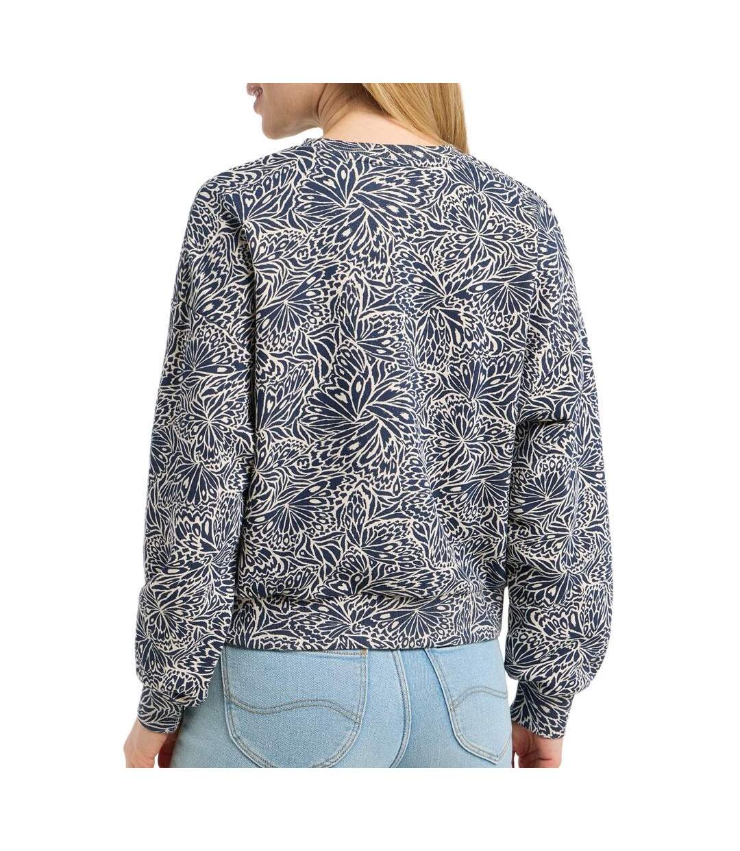 Sweat beige/noir femme ragwear wuss-2