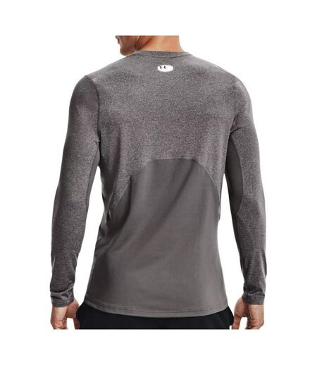 T-shirt Manches Longues Gris Homme Under Armour Fitted