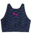 Womens/ladies Individualblaze Eversculpt Sports Bra Navy Orange Puma-2