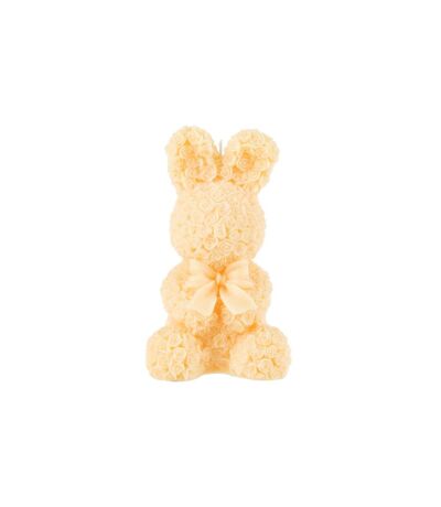 Bougie Parfumée Déco Lapin 23cm Jaune