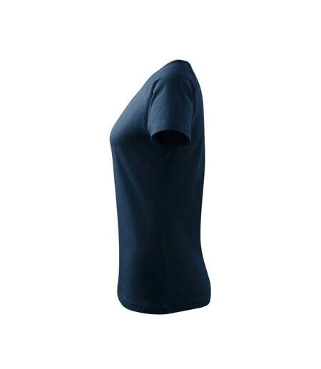 T-shirt Motif/style Rêve Femme Bleu Marine Malfini