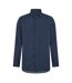 Mens Stripe Long-sleeved Shirt Navy Scotch And Soda-1