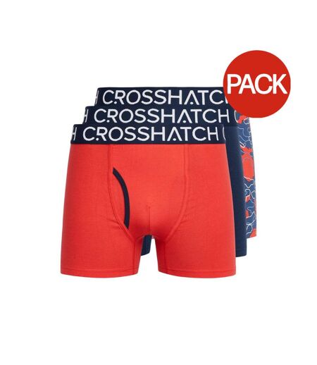 Boxers lynol homme rouge Crosshatch