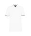 Mens Phillipson Collared Polo Shirt White Boss-2