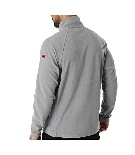 Veste polaire 1/4 de zip gris homme geographical norway men 233 tug