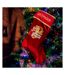 Harry Potter - Chaussette de Noël (Rouge) (Taille unique) - UTUT1560