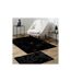 Tapis Imitation Fourrure Feline 60x90cm Noir-5