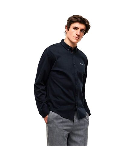 Chemise Motif/style Logo Motion Homme Bleu Foncé Boss