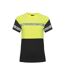 Womens/ladies Progression Hi-vis T-shirt Black Yellow Projob-1
