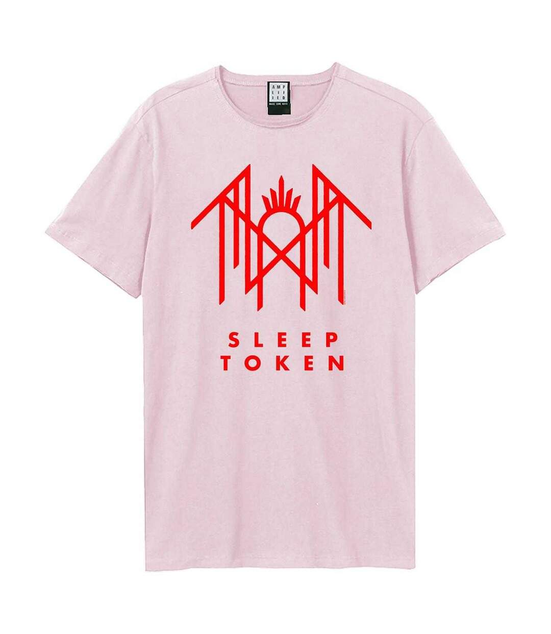 T-shirt Motif/style Sleep Token Adulte Rose Amplified-1