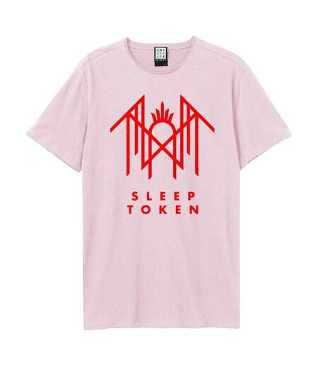 T-shirt Motif/style Sleep Token Adulte Rose Amplified