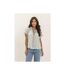 Blouse manches courtes motifs lurex FIKOL - Dona X Lisa-1