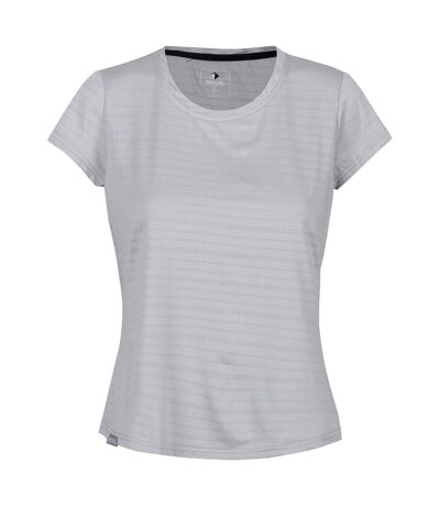 T-shirt limonite femme gris pâle Regatta