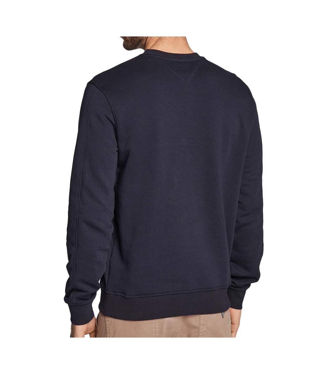 Sweat Marine Homme Guess Beau Cn Fleece - L