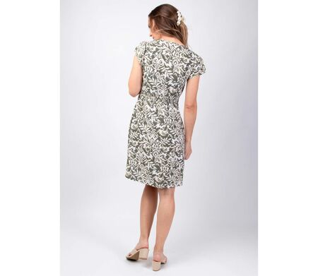 Robe courte féminine TANIA coupe droite cintrée Coton Du Monde