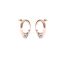 Boucles d'oreilles Mini Ring, Cristal d'Autriche-3