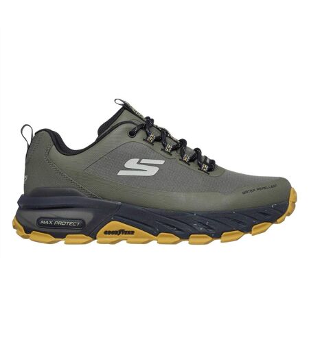 Chaussures Max Protect Homme Kaki Skechers