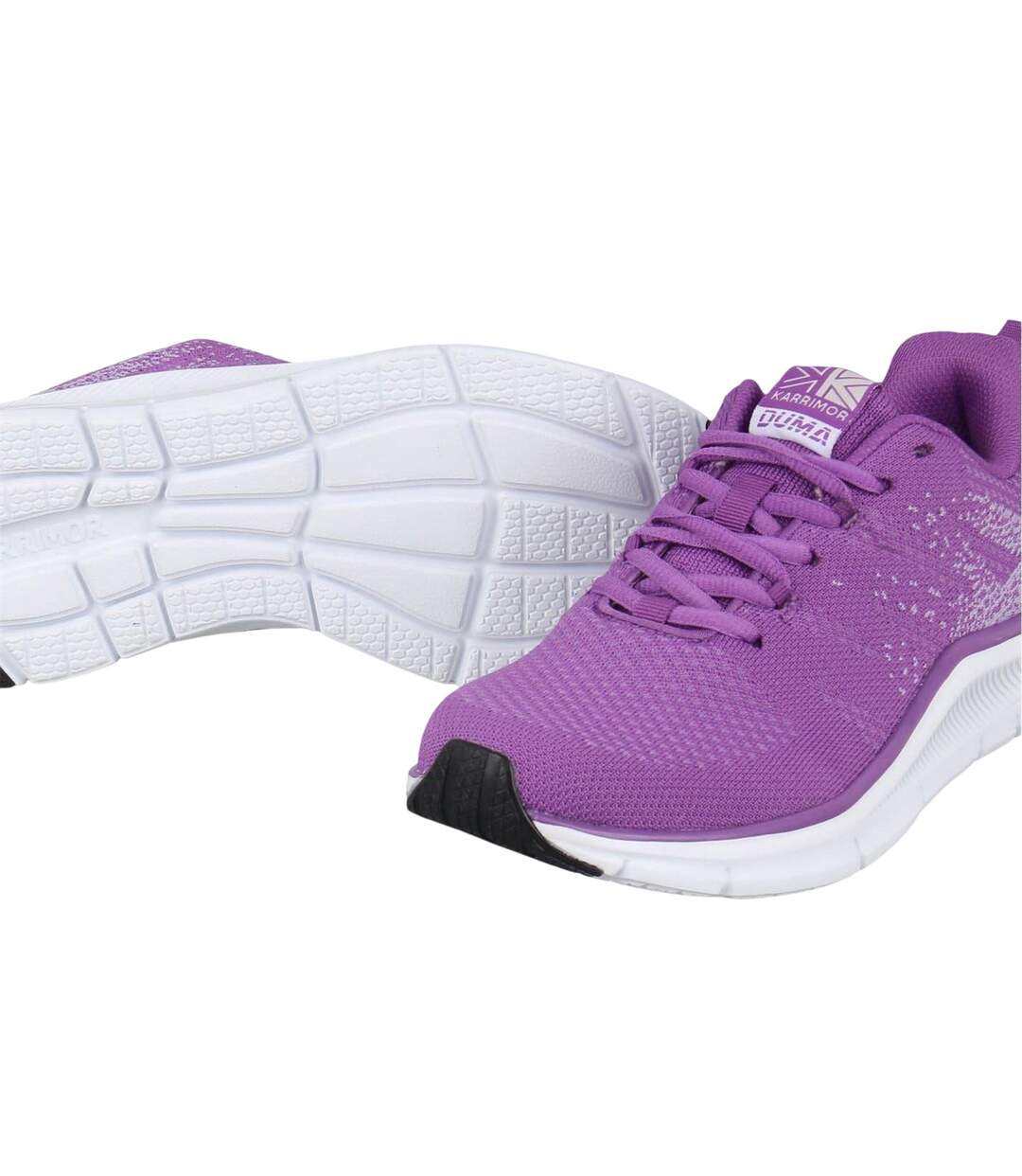 Womens/ladies Duma 6 Ortholite Trainers Grape Karrimor-4