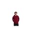 Mens Essential Fleece Raglan Hoodie Red Under Armour-1