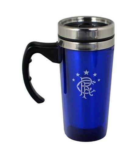Rangers FC Travel Mug (Blue/Silver) (One Size) - UTBS3574