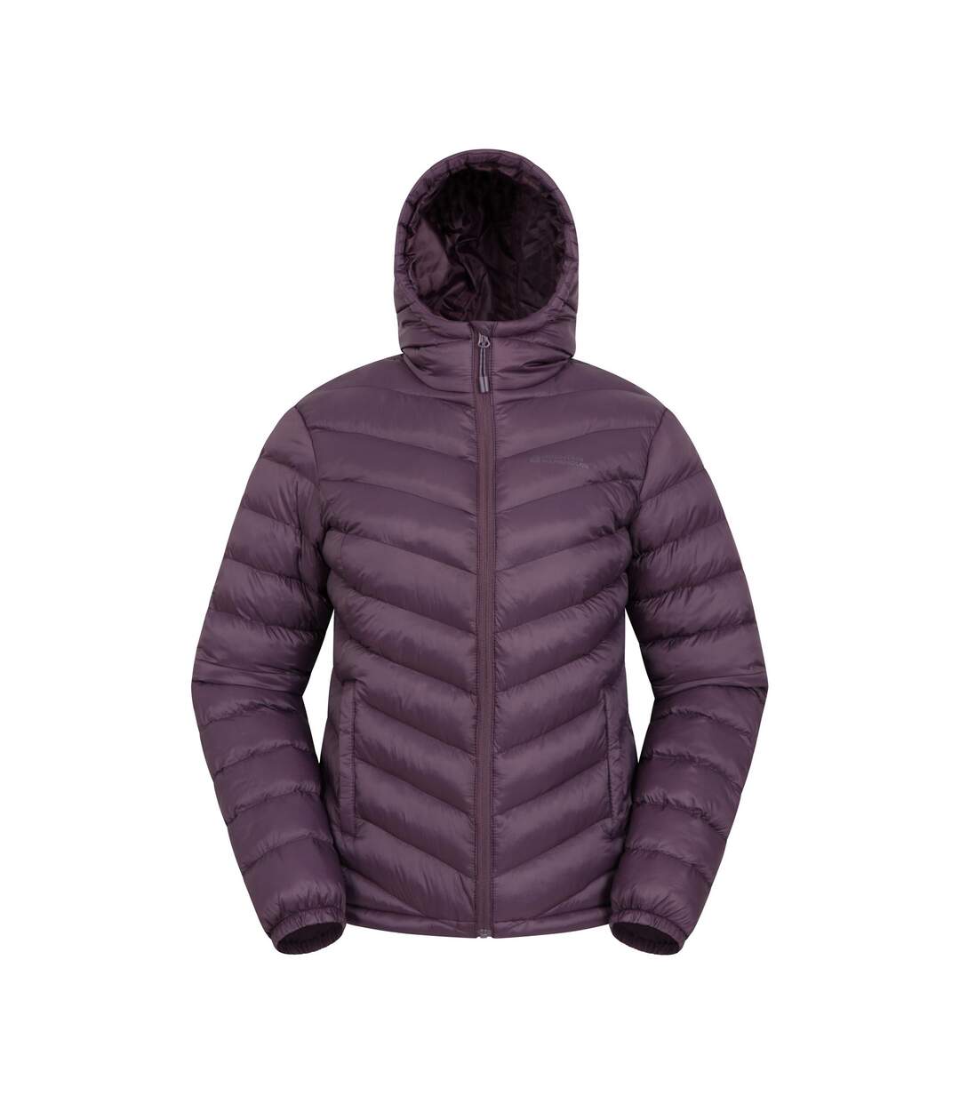 Womens/ladies Seasons Padded Jacket Purple Mountain Warehouse-1