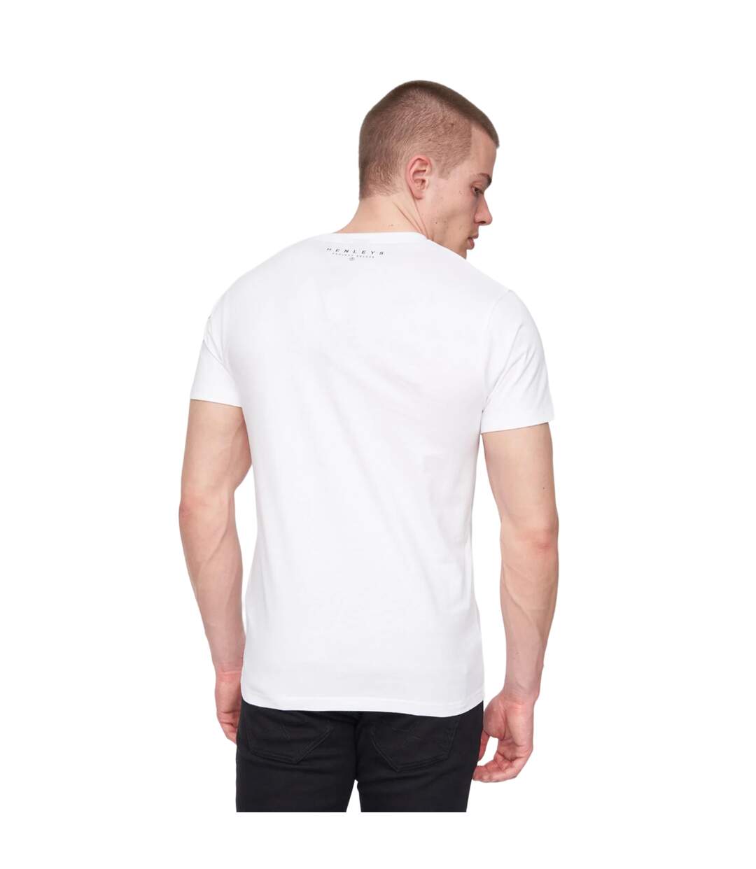 T-shirt hentyme homme blanc Henleys-2