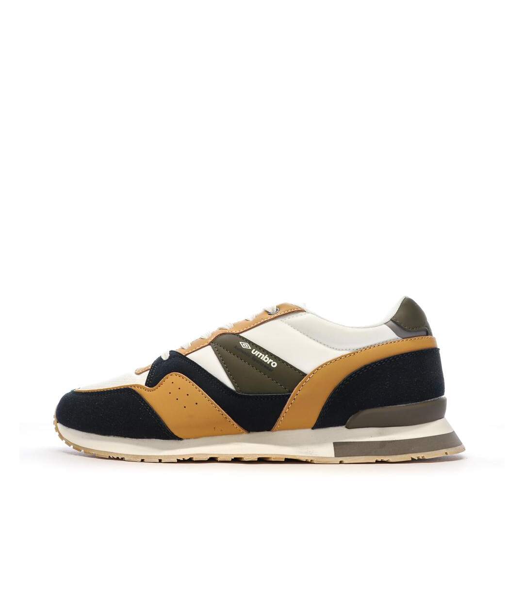 Baskets noires/blanches/camel homme umbro 973590-1