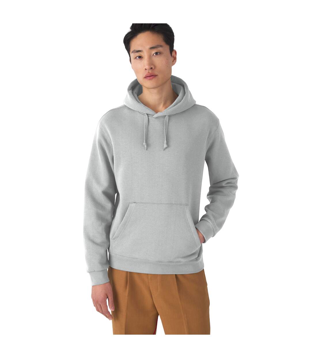 B&C Unisex Adults Hooded Sweatshirt/Hoodie (Heather Gray) - UTBC1298