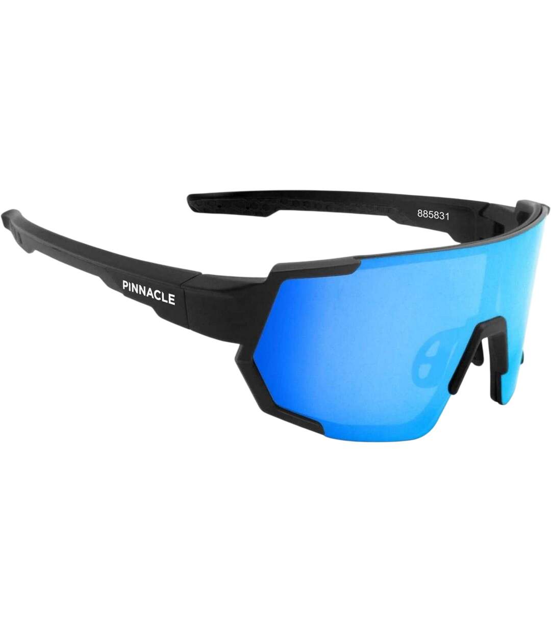 Unisex Adult Rectangle Cycling Sunglasses One Size Navy Pinnacle-3