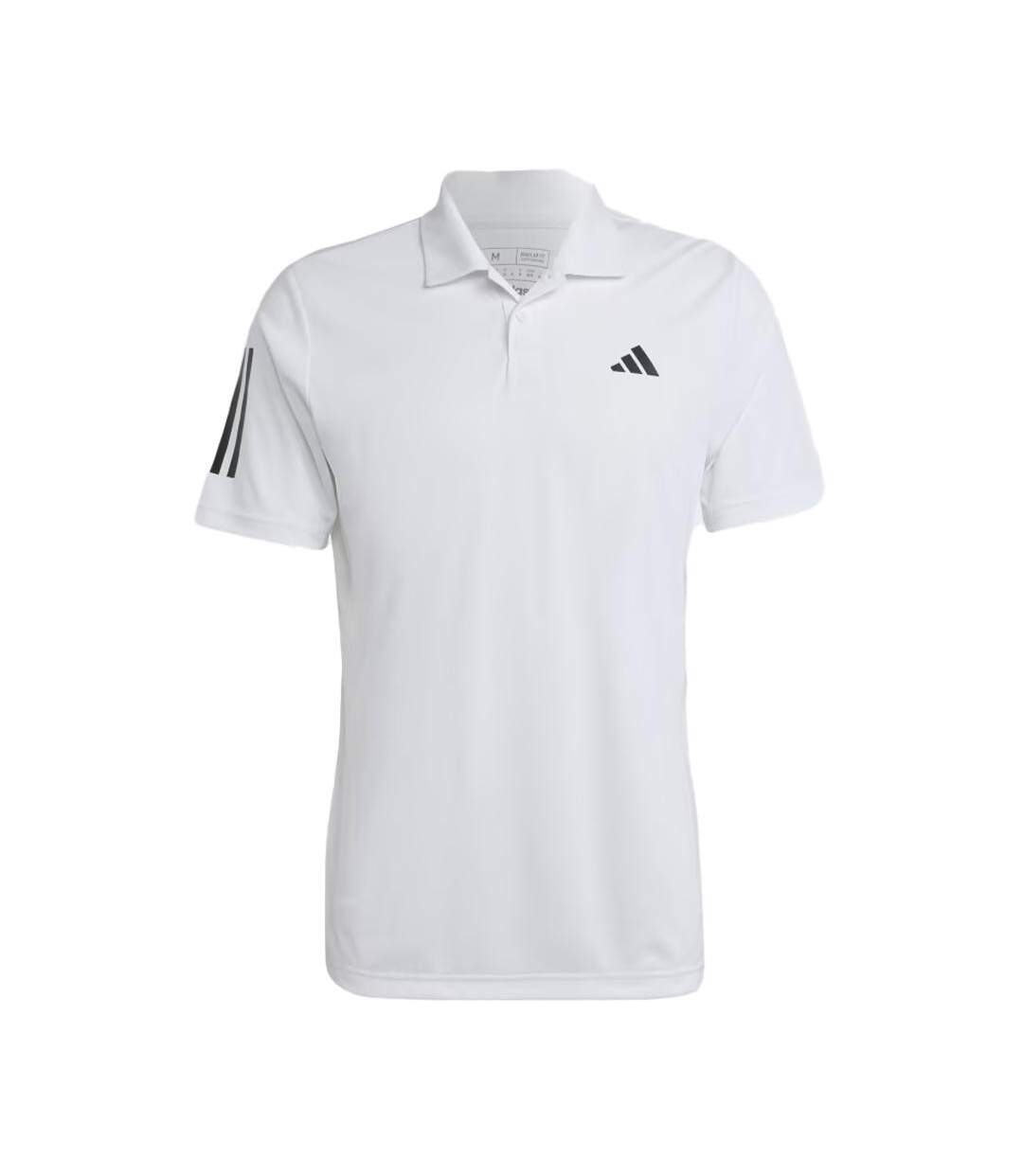 Polo Blanc Homme Adidas Club 3str - L-1