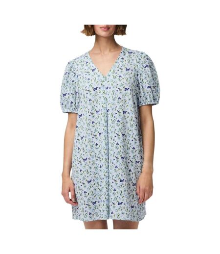 Robe fleuris bleu femme pieces talia