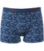 Lot De 2  Boxers Motif/style Camouflage Homme Bleu Marine Lonsdale-3