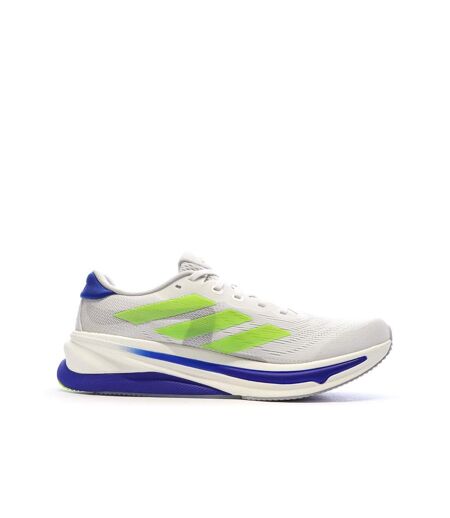 Chaussures de sport blanches/jaunes/bleu homme adidas supernova