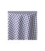 Nappe Ronde Antitache Imprimé Vichy 180cm Bleu-2